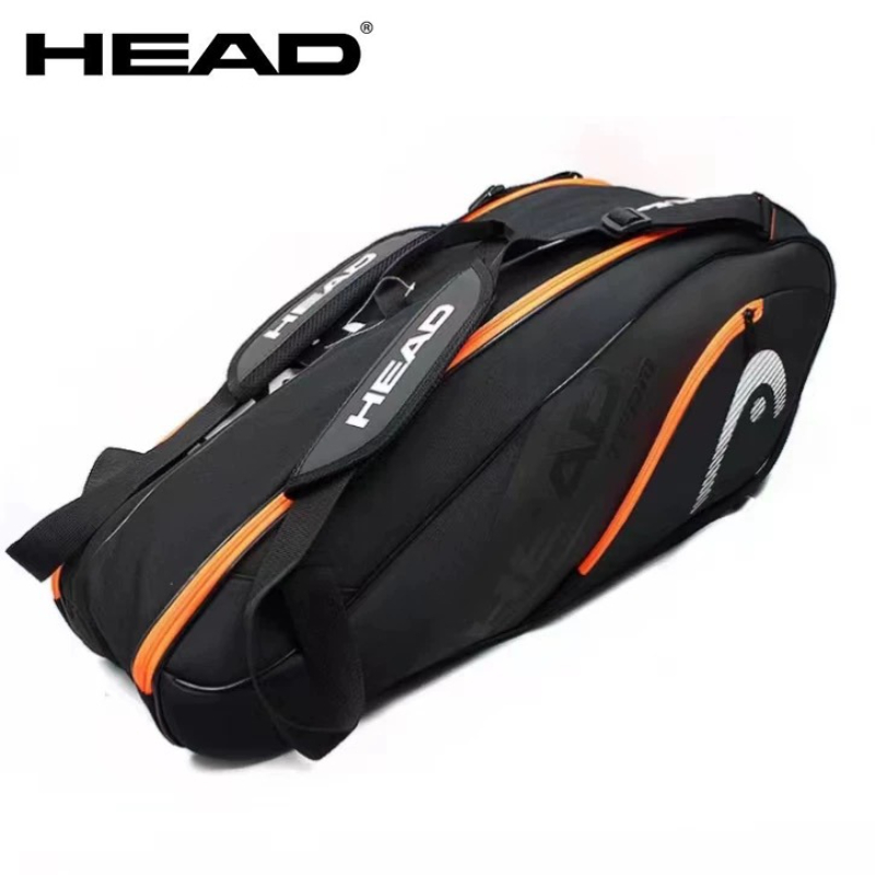 Women Bags Pk - หัวไม้เทนนิสกระเป๋าขนาดใหญ่ความจุ 6 PK Hard Shell กีฬากระเป๋า