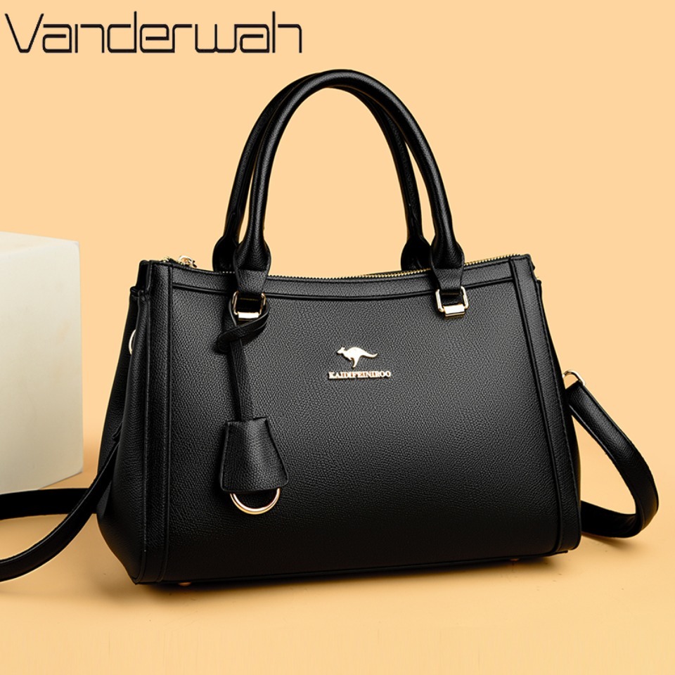 Women'S Kangaroo Bags - กระเป๋าถือสะพายไหล่หนัง PU นุ่มยี่ห้อ Kangaroo สำหรับผู้หญิง กระเป๋าถือขนาดเล็กสำหรับคุณแม่
