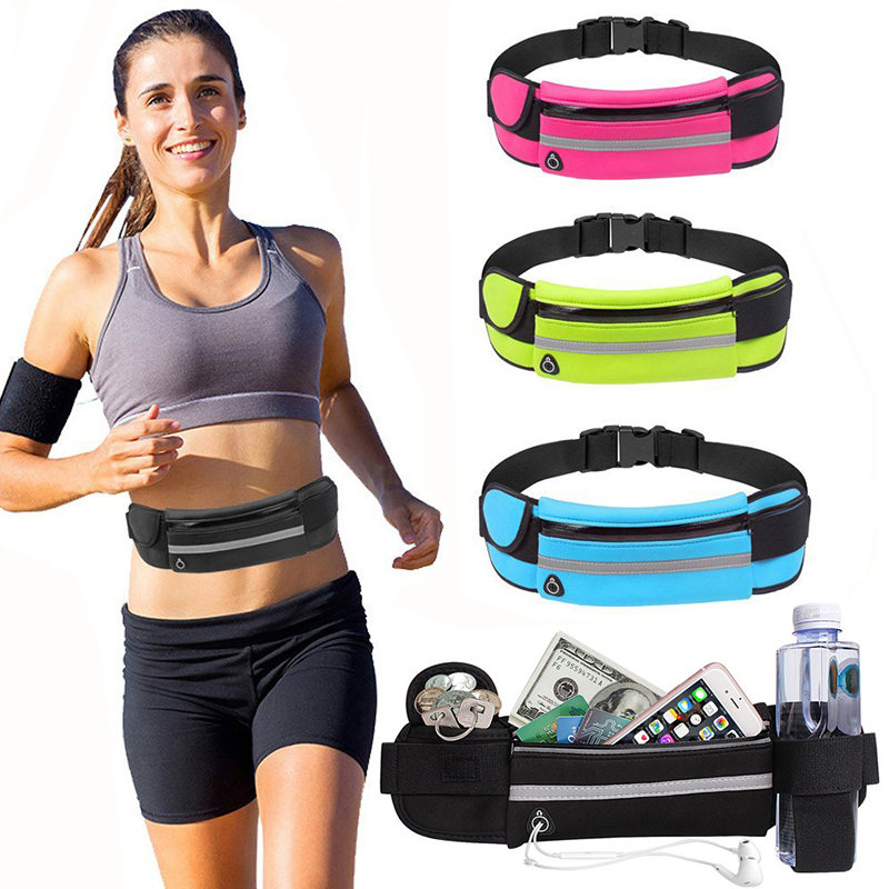 Women Bags Deals - กีฬา Fanny Pack ผู้หญิงวิ่งเอวกระเป๋าเข็มขัดผู้ชายกระเป๋าโทรศัพท์ยิมกระเป๋า Water Hydration