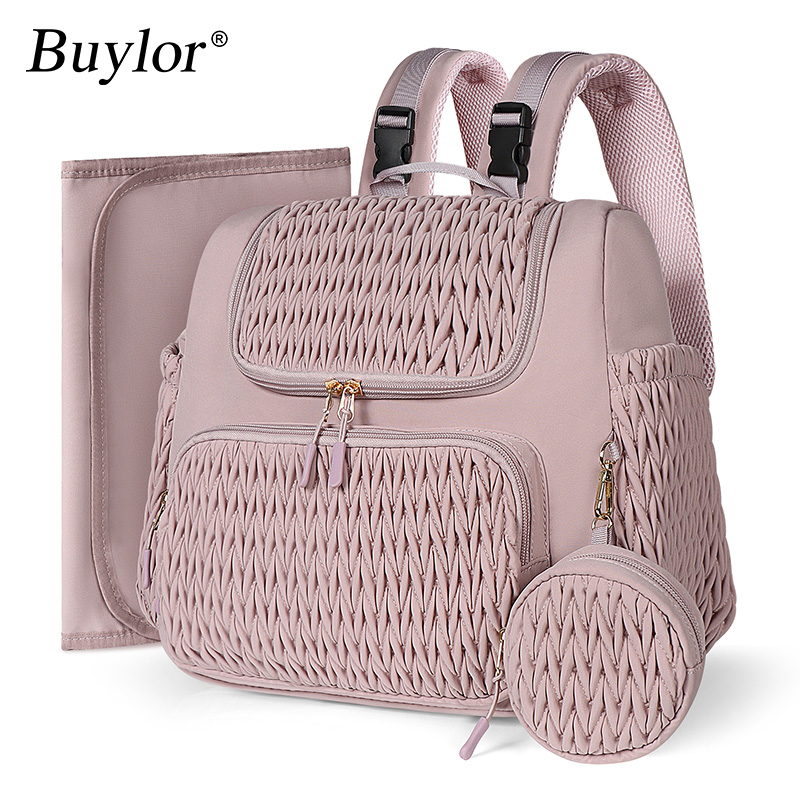 Women Bags Pk - Buylor กระเป๋าเป้สะพายหลังแม่ความจุขนาดใหญ่กระเป๋าเป้สะพายหลังแฟชั่นสําหรับแม่รถเข็นเด็กทารกแขวนกระเป๋าแม่ Totes กระเป๋าเป้สะพายหลังเดินทางกลางแจ้ง