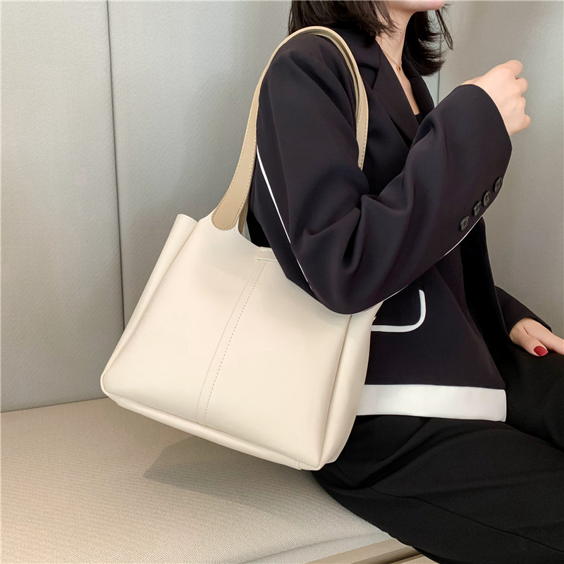 Women Bags Popular Brands - กระเป๋าช้อปปิ้งผู้หญิงหนัง PU แฟชั่นใหม่กระเป๋าปาร์ตี้ดีไซน์ความจุสูงกระเป๋าถือของผู้หญิงหรูอเนกประสงค์ยอดนิยม