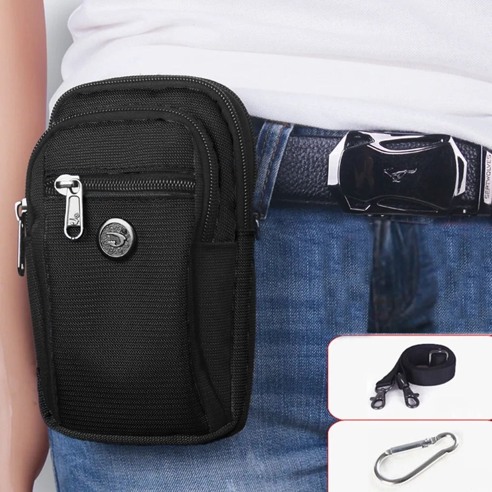 Women Bags Deals - ผู้ชายผ้าอ๊อกซ์ฟอร์ดกระเป๋าคาดเอวสำหรับผู้หญิงกระเป๋าขนาดเล็กใหม่กระเป๋ากีฬาอเนกประสงค์กระเป๋าคาดเอวกันน้ำกระเป๋าเข็มขัดสำหรับผู้ชายกระเป๋าโทรศัพท์