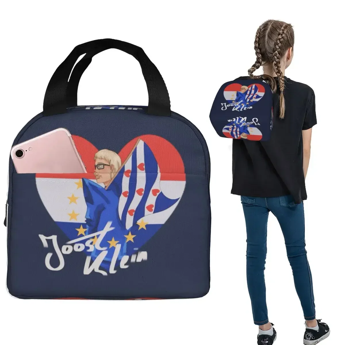 Women Bags Netherlands - ยูโรวิชั่นส์ ซองค์คอนเทสต์ จูสท์ ไคลน์ เนเธอร์แลนด์ กระเป๋าใส่อาหารกลางวันแบบมีฉนวนสำหรับผู้หญิง