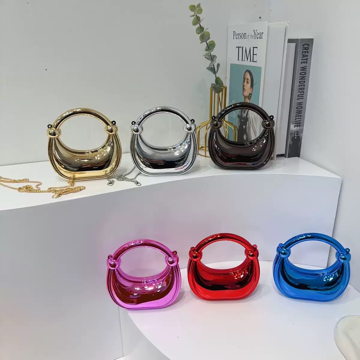 Women Bags On Sale - Mini Golden Evening กระเป๋าและกระเป๋าถือ Luxury Designer