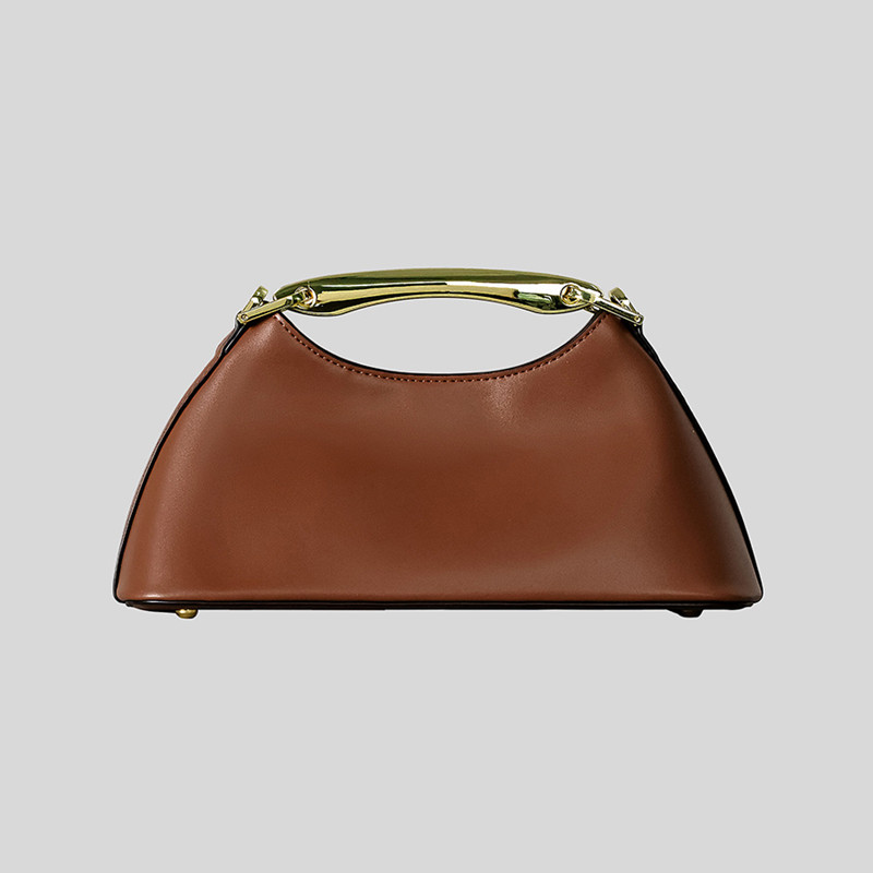 Women Bags High End Brands - กระเป๋าถือดีไซน์หรูหราสำหรับผู้หญิง พร้อมหูหิ้วโลหะ แบรนด์ระดับไฮเอนด์ เหมาะสำหรับงานปาร์ตี้ งานเลี้ยงกลางคืน กระเป๋าสะพายข้าง/สะพายไหล่