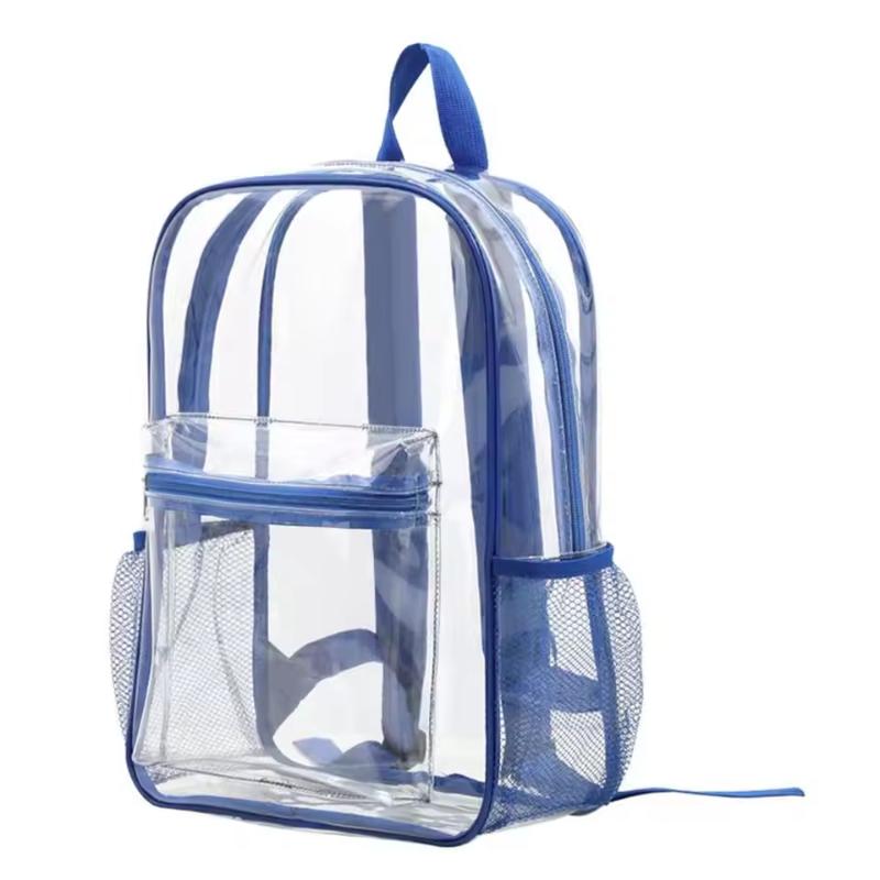 Women Bags Deals - กระเป๋าเป้สะพายหลังแบบใส ขนาดใหญ่ กันน้ำ กระเป๋าสะพายไหล่ PVC โปร่งใส