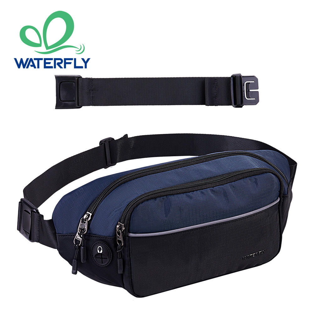 Women Bags Deals - WATERFLY Fanny Pack เอวกระเป๋าเอวขนาดใหญ่สําหรับผู้หญิงผู้ชายแฟชั่นกระเป๋าเข็มขัด Crossbody สําหรับเดินป่าวิ่งท่องเที่ยวเดิน