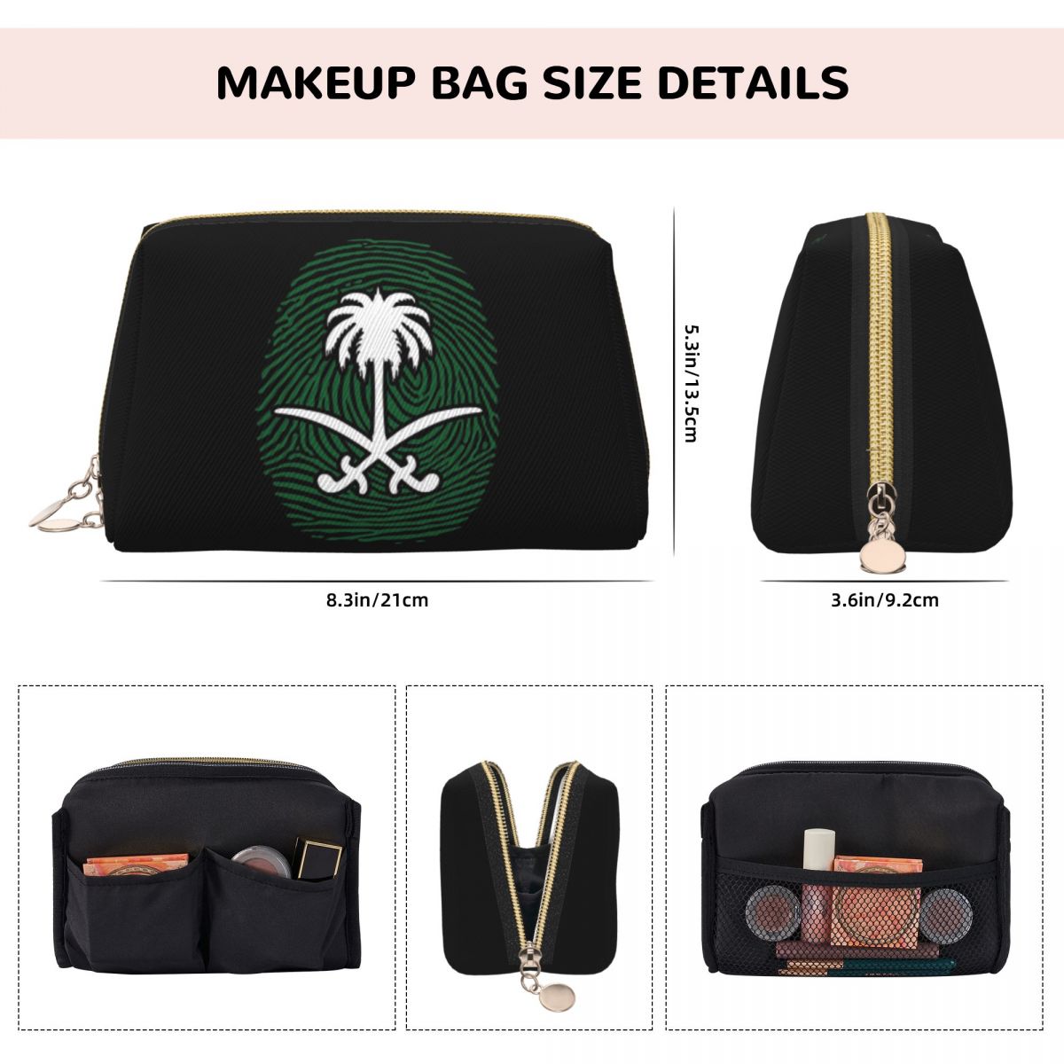กระเป๋าเครื่องสำอางผู้หญิงลายธ - Women Bags Ksa บทวิจารณ์และราคา