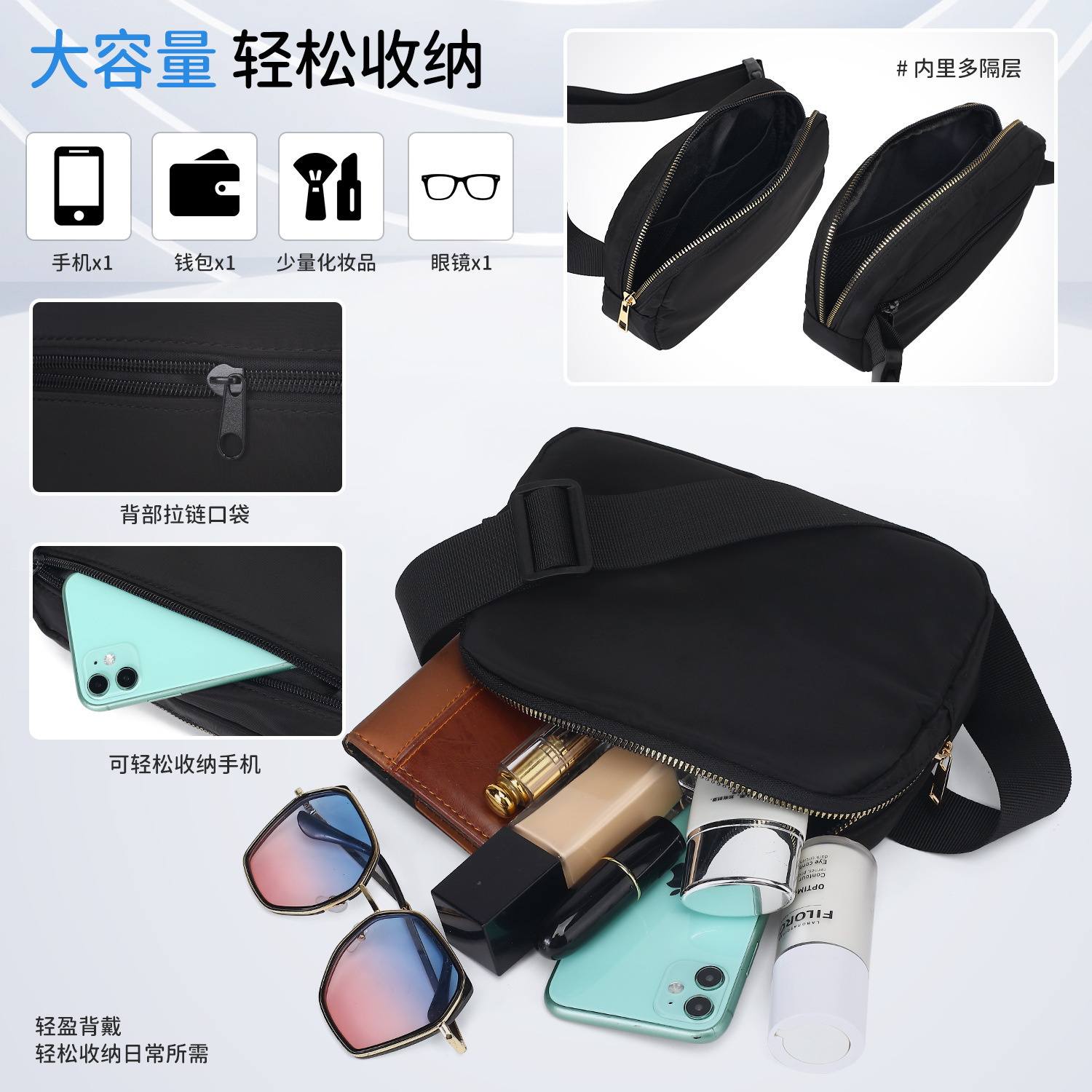 กระเป๋าคาดเอววิ่งออกกำลังกายลา - Women Bags Vietnam บทวิจารณ์และราคา