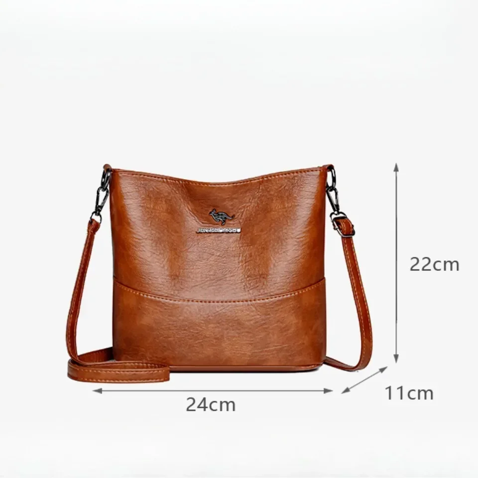กระเป๋าหนัง PU นุ่มแบบสะพายข้า - Women'S Kangaroo Bags บทวิจารณ์และราคา