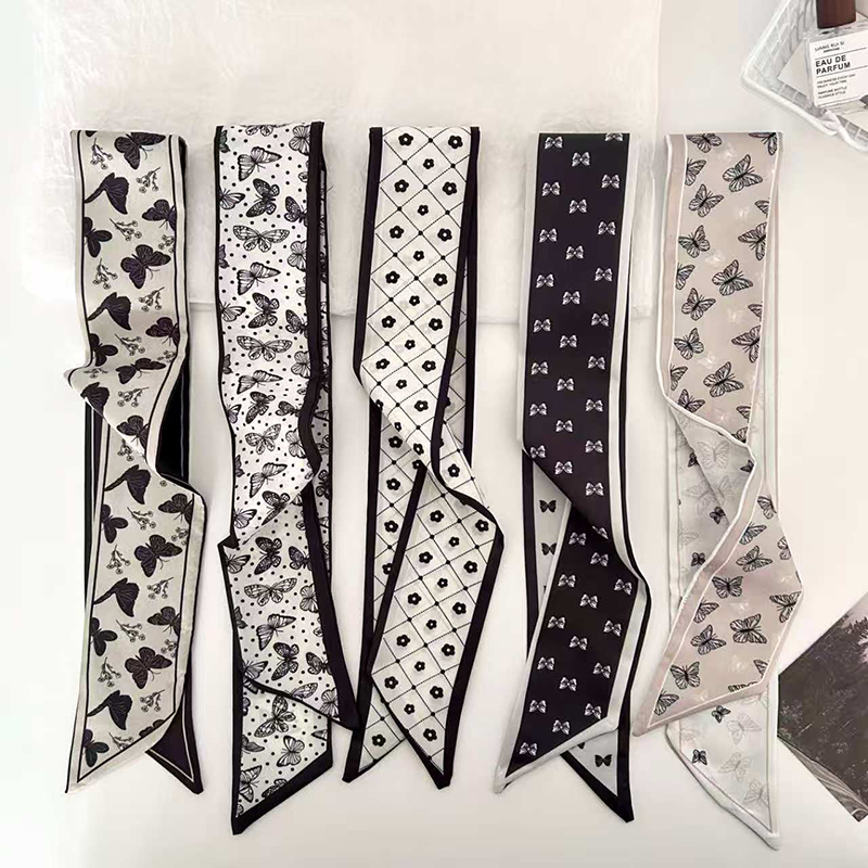ผ้าพันคอไหมขนาดเล็ก ลายผีเสื้อ - Women Bags Brands บทวิจารณ์และราคา