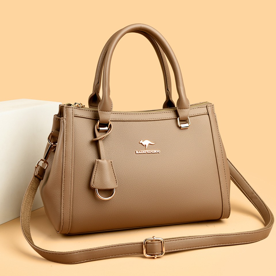 กระเป๋าถือสะพายไหล่หนัง PU นุ่ - Women'S Kangaroo Bags บทวิจารณ์และราคา
