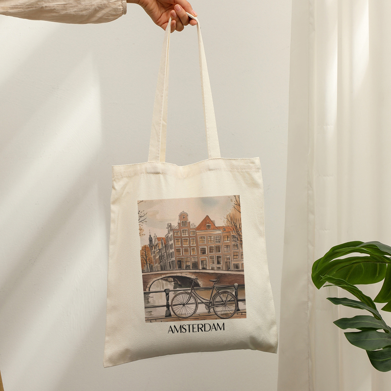 กระเป๋าผ้าแคนวาสลายอัมสเตอร์ดั - Women Bags Netherlands บทวิจารณ์และราคา