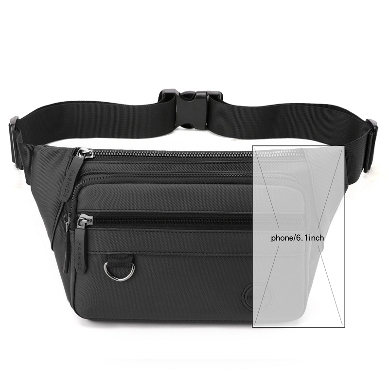 U nisexกันน้ําเอวกระเป๋าแพ็คชา - Women Bags Deals บทวิจารณ์และราคา