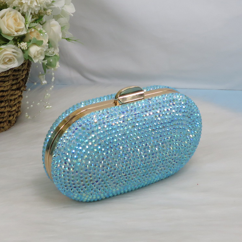 2025 ใหม่มาถึงสีฟ้าสีเขียว AB  - Women Bags For Party บทวิจารณ์และราคา
