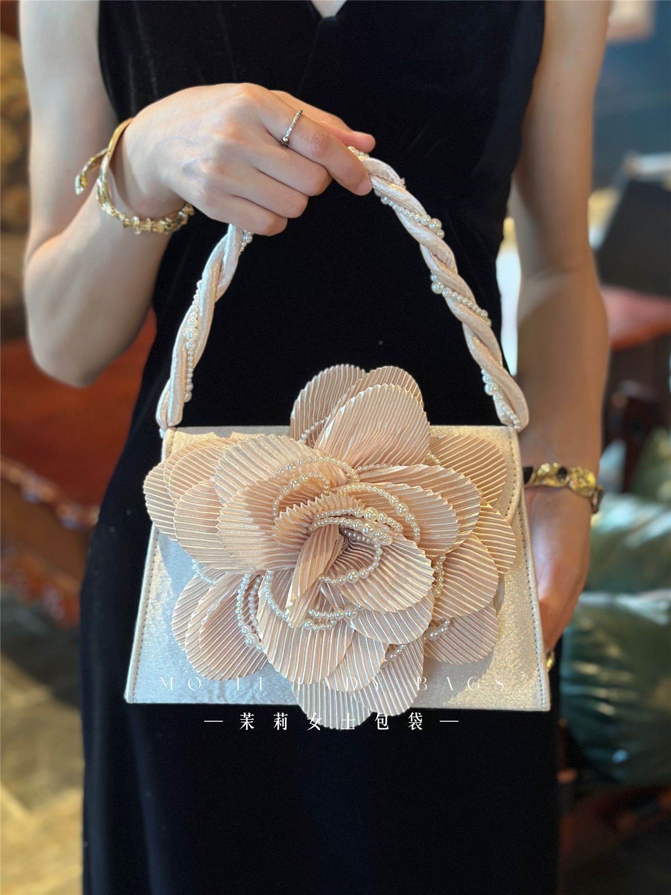 กระเป๋าถือหนังลายดอกไม้สไตล์ฝร - Women'S Bags Holiday บทวิจารณ์และราคา