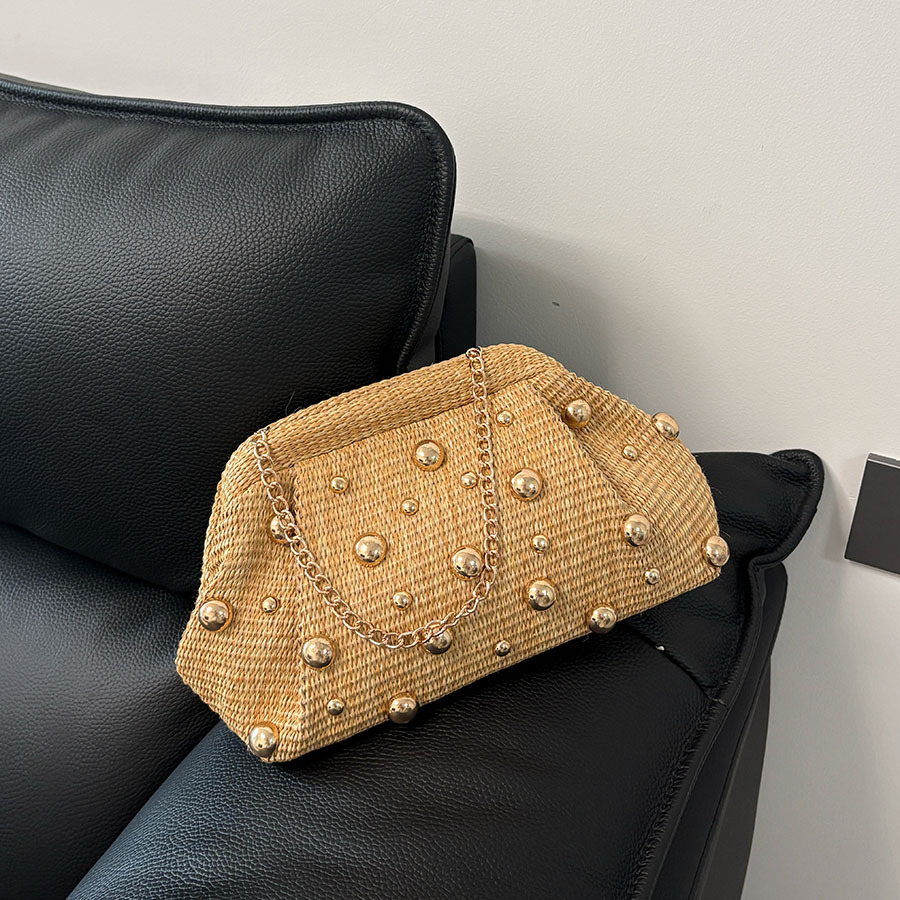 กระเป๋าคลัทช์สานฟางสไตล์วันหยุ - Women'S Bags Holiday บทวิจารณ์และราคา