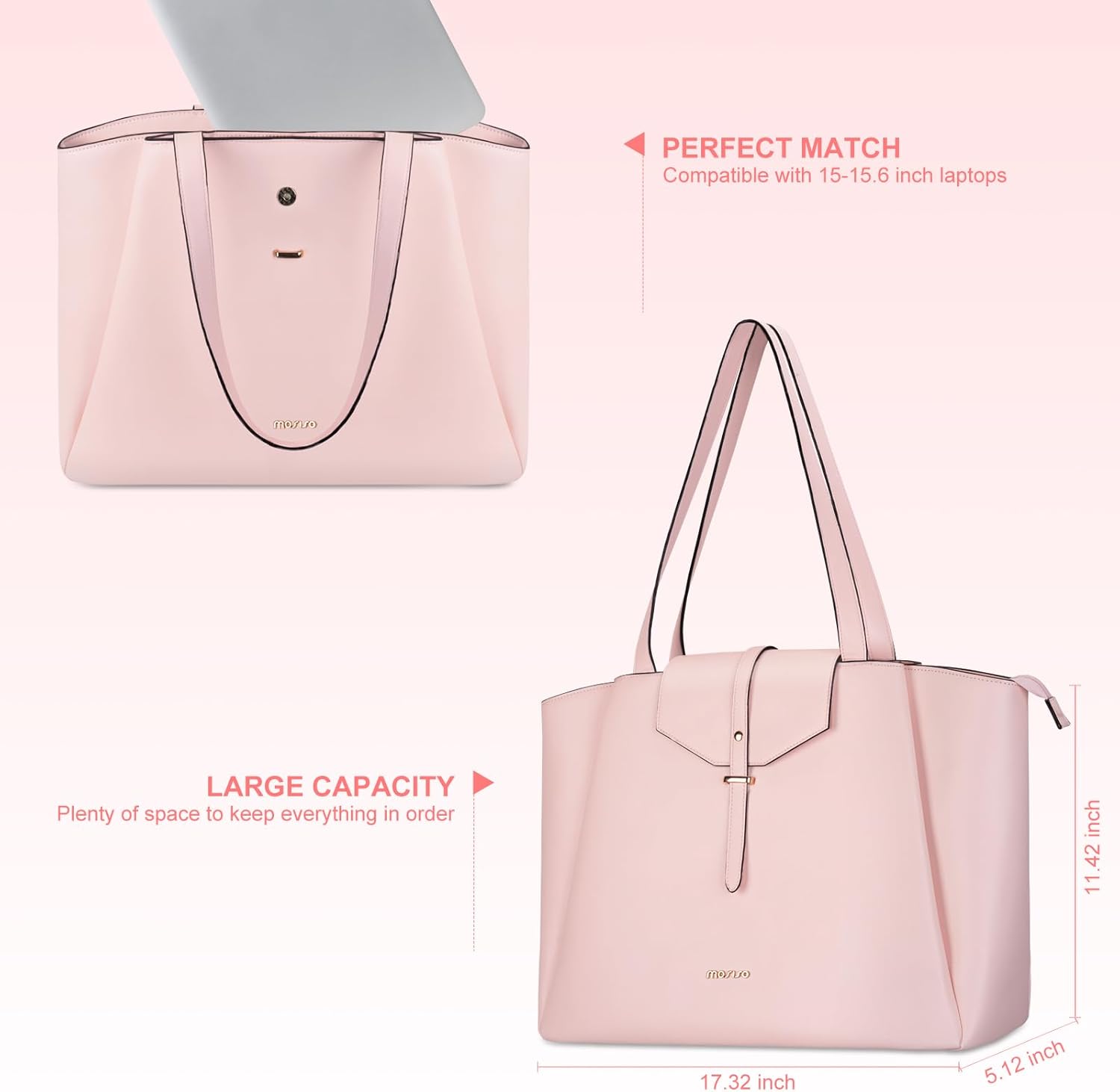 แล็ปท็อป Tote กระเป๋าหนัง PU ก - Women Bags Pk บทวิจารณ์และราคา
