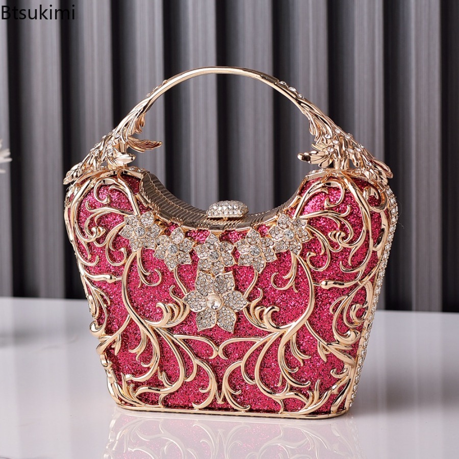 กระเป๋าถือโลหะแบบโปร่งสำหรับงา - Women Bags On Sale บทวิจารณ์และราคา