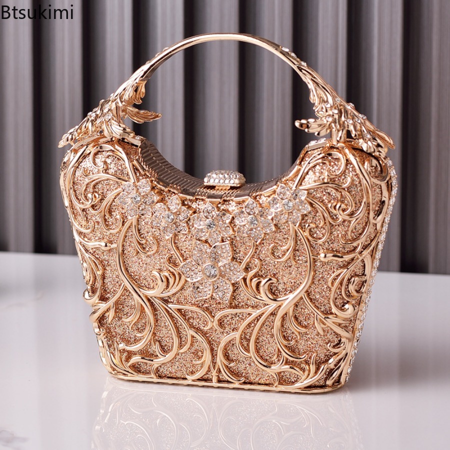 กระเป๋าถือโลหะแบบโปร่งสำหรับงา - Women Bags On Sale บทวิจารณ์และราคา