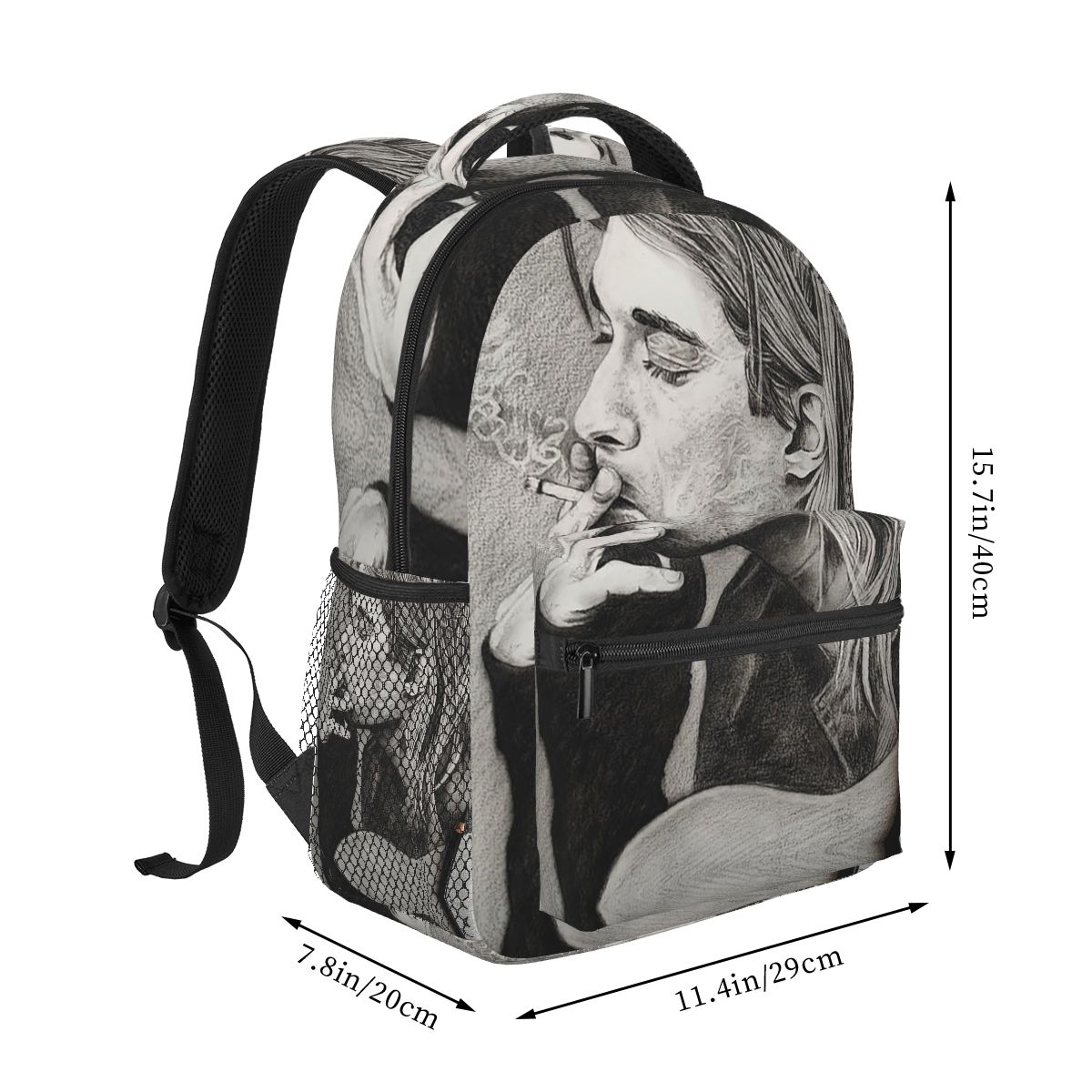 Kurt Cobain กระเป๋าเป้สะพายหลั - Women Bags Kurt บทวิจารณ์และราคา