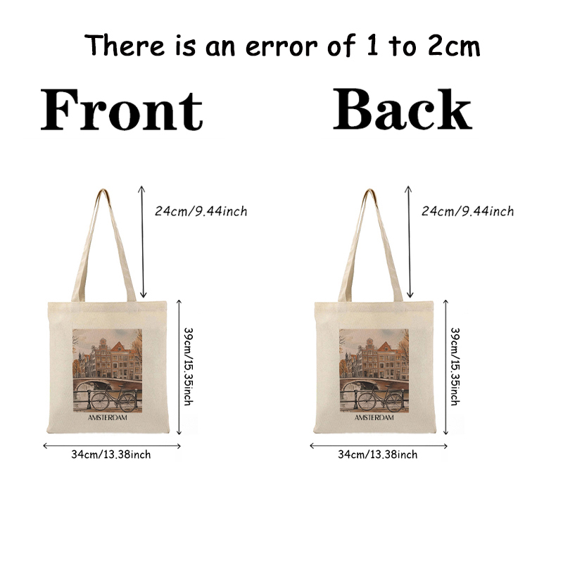 กระเป๋าผ้าแคนวาสพิมพ์ลายวินเทจ - Women Bags Netherlands บทวิจารณ์และราคา