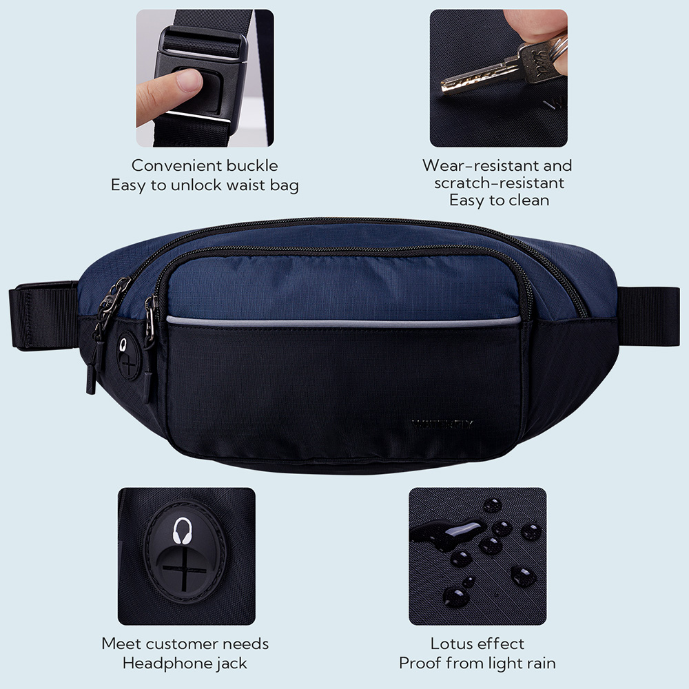 WATERFLY Fanny Pack เอวกระเป๋า - Women Bags Deals บทวิจารณ์และราคา