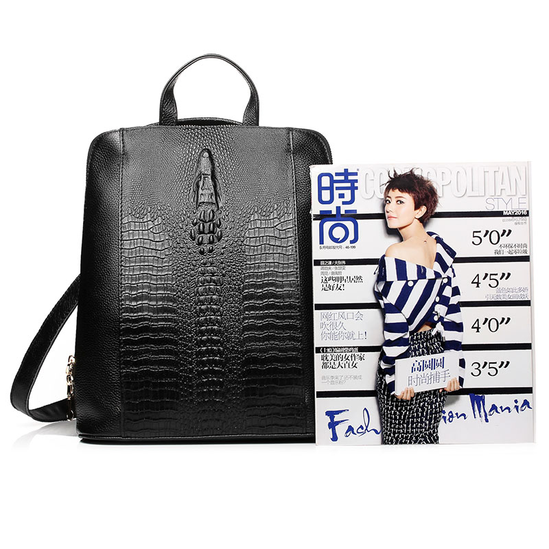 กระเป๋าเป้สะพายหลังหนังจระเข้ส - Women Bags H&M บทวิจารณ์และราคา